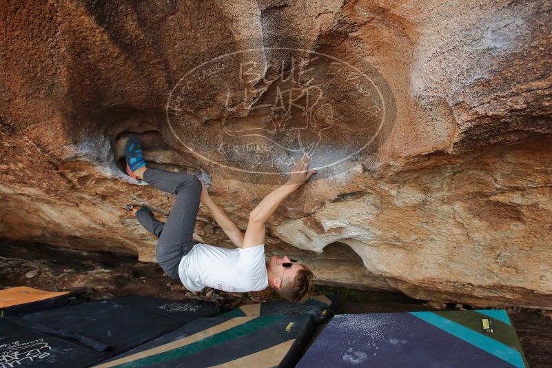 Bouldering in Hueco Tanks on 03/15/2020 with Blue Lizard Climbing and Yoga

Filename: SRM_20200315_1719340.jpg
Aperture: f/6.3
Shutter Speed: 1/250
Body: Canon EOS-1D Mark II
Lens: Canon EF 16-35mm f/2.8 L