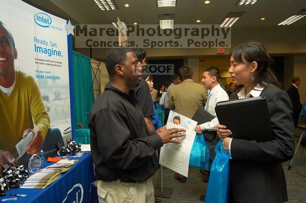 The Asian Business Students Association (ABSA) and the Hispanic Business Student Association (HBSA) hosted the career fair in the San Jacinto Residence Hall, Tuesday, February 6, 2007.
Filename: SRM_20070206_1913041.jpg
Aperture: f/6.3
Shutter Speed: 1/100
Body: Canon EOS-1D Mark II
Lens: Sigma 15-30mm f/3.5-4.5 EX Aspherical DG DF
