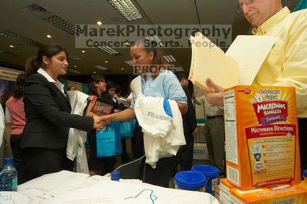 The Asian Business Students Association (ABSA) and the Hispanic Business Student Association (HBSA) hosted the career fair in the San Jacinto Residence Hall, Tuesday, February 6, 2007.
Filename: SRM_20070206_1926068.jpg
Aperture: f/7.1
Shutter Speed: 1/100
Body: Canon EOS-1D Mark II
Lens: Sigma 15-30mm f/3.5-4.5 EX Aspherical DG DF