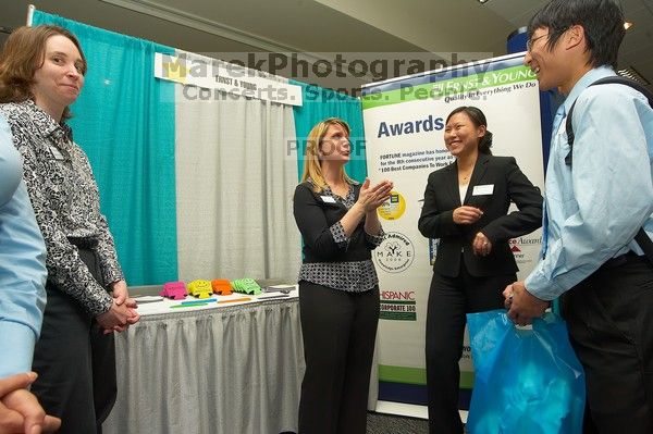 The Asian Business Students Association (ABSA) and the Hispanic Business Student Association (HBSA) hosted the career fair in the San Jacinto Residence Hall, Tuesday, February 6, 2007.
Filename: SRM_20070206_1929000.jpg
Aperture: f/7.1
Shutter Speed: 1/100
Body: Canon EOS-1D Mark II
Lens: Sigma 15-30mm f/3.5-4.5 EX Aspherical DG DF