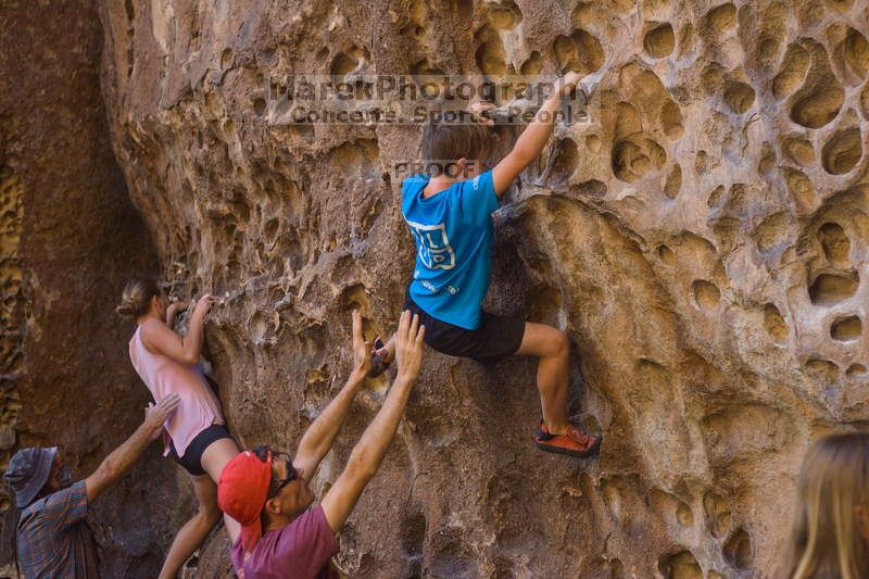 Bouldering in Hueco Tanks on 10/19/2021 with Blue Lizard Climbing and Yoga

Filename: SRM_20211019_1258210.jpg
Aperture: f/2.8
Shutter Speed: 1/200
Body: Canon EOS-1D Mark II
Lens: Canon EF 50mm f/1.8 II