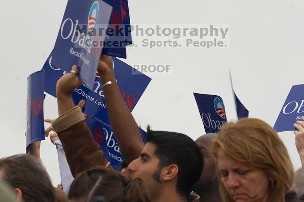 The Barack Obama "Kick-Ass" Rally--the Obama for president, 2008, rally
Filename: SRM_20070223_1448142.jpg
Aperture: f/8.0
Shutter Speed: 1/320
Body: Canon EOS 20D
Lens: Canon EF 80-200mm f/2.8 L