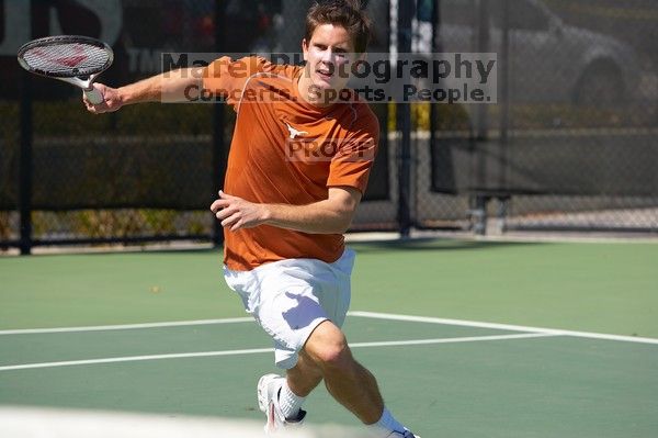 Luis Diaz Barriga and Bernhard Deussner.  The University of Texas (UT) men's tennis team defeated Georgia Tech (GT) Saturday, February 24, 2007..

Filename: SRM_20070224_1334185.jpg
Aperture: f/5.0
Shutter Speed: 1/1250
Body: Canon EOS-1D Mark II
Lens: Canon EF 80-200mm f/2.8 L