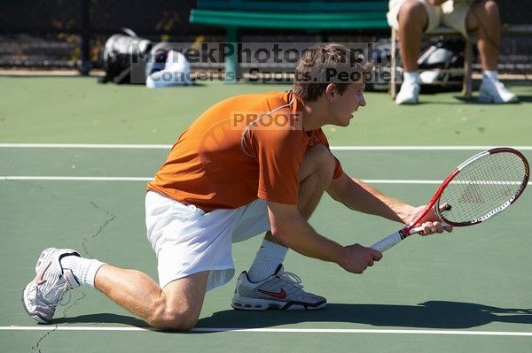Luis Diaz Barriga and Bernhard Deussner.  The University of Texas (UT) men's tennis team defeated Georgia Tech (GT) Saturday, February 24, 2007..

Filename: SRM_20070224_1340187.jpg
Aperture: f/5.0
Shutter Speed: 1/1600
Body: Canon EOS-1D Mark II
Lens: Canon EF 80-200mm f/2.8 L