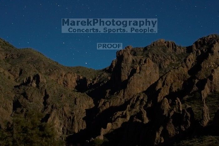 Camping and hiking in Big Bend National Park, west Texas, New Years 2007.

Filename: SRM_20070104_2140404.jpg
Aperture: f/5.0
Shutter Speed: 30/1
Body: Canon EOS-1D Mark II
Lens: Canon EF 50mm f/1.8 II