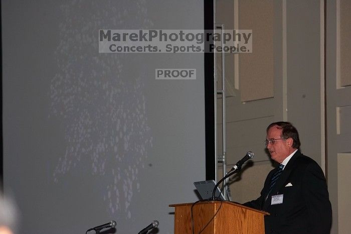 Nicholas A. Peppas gave the AIChE institute lecture, Le Plus Ça Change...Nanotechnology and Bioengineering in An Evolving Chemical Engineering World, on Wednesday, November 7, 2007.

Filename: SRM_20071107_1405021.jpg
Aperture: f/5.6
Shutter Speed: 1/250
Body: Canon EOS-1D Mark II
Lens: Canon EF 80-200mm f/2.8 L