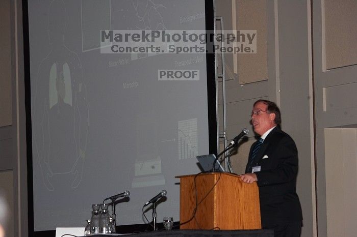 Nicholas A. Peppas gave the AIChE institute lecture, Le Plus Ça Change...Nanotechnology and Bioengineering in An Evolving Chemical Engineering World, on Wednesday, November 7, 2007.

Filename: SRM_20071107_1408125.jpg
Aperture: f/5.6
Shutter Speed: 1/250
Body: Canon EOS-1D Mark II
Lens: Canon EF 80-200mm f/2.8 L