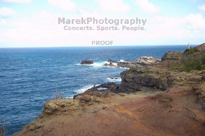 Hike to the Nakalele blowholes along the surf-beaten lava formations.
Filename: SRM_20071219_1314525.jpg
Aperture: f/10.0
Shutter Speed: 1/250
Body: Canon EOS-1D Mark II
Lens: Sigma 15-30mm f/3.5-4.5 EX Aspherical DG DF