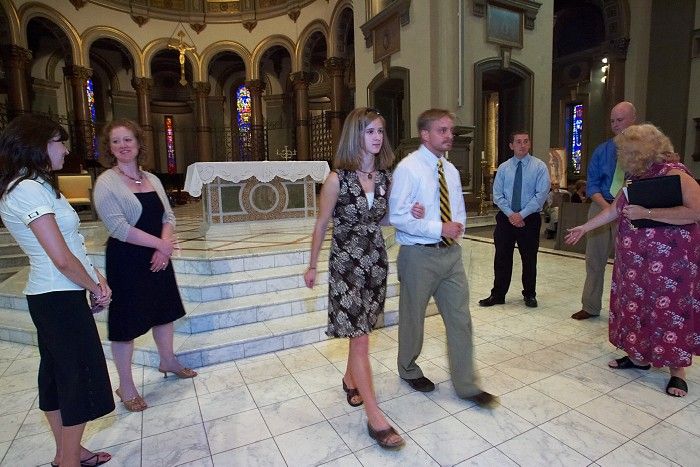 Rehearsal for Emily Marek and James Oyan's wedding, Friday, July 11, 2008.

Filename: SRM_20080711_1356463.jpg
Aperture: f/5.6
Shutter Speed: 1/40
Body: Canon EOS-1D Mark II
Lens: Canon EF 16-35mm f/2.8 L