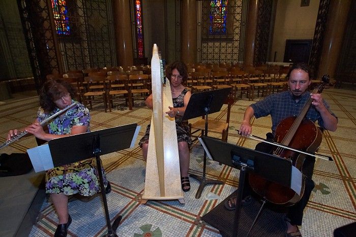 Rehearsal for Emily Marek and James Oyan's wedding, Friday, July 11, 2008.

Filename: SRM_20080711_1411181.jpg
Aperture: f/5.6
Shutter Speed: 1/40
Body: Canon EOS-1D Mark II
Lens: Canon EF 16-35mm f/2.8 L