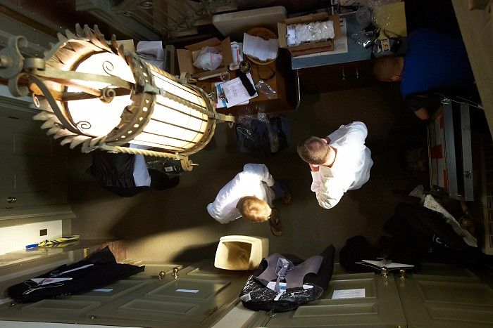 Emily Marek and James Oyan's wedding ceremony at the Cathedral of the Sacred Heart, Saturday, July 12, 2008.

Filename: SRM_20080712_0624043.jpg
Aperture: f/4.0
Shutter Speed: 1/60
Body: Canon EOS-1D Mark II
Lens: Canon EF 16-35mm f/2.8 L