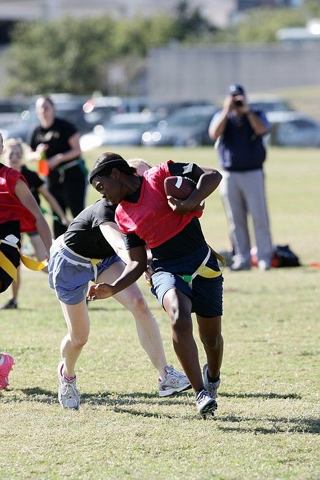 The Cheetahs (chemical engineering team) lost in the Fall 2008 UT flag football intramural championship game on November 9, 2008.

Filename: SRM_20081109_15095429.jpg
Aperture: f/5.0
Shutter Speed: 1/1250
Body: Canon EOS-1D Mark II
Lens: Canon EF 300mm f/2.8 L IS