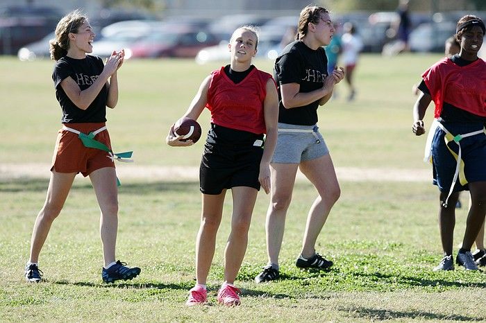 The Cheetahs (chemical engineering team) lost in the Fall 2008 UT flag football intramural championship game on November 9, 2008.
Filename: SRM_20081109_15215857.jpg
Aperture: f/4.0
Shutter Speed: 1/1600
Body: Canon EOS-1D Mark II
Lens: Canon EF 300mm f/2.8 L IS