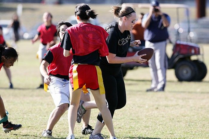 The Cheetahs (chemical engineering team) lost in the Fall 2008 UT flag football intramural championship game on November 9, 2008.
Filename: SRM_20081109_15393485.jpg
Aperture: f/4.0
Shutter Speed: 1/1600
Body: Canon EOS-1D Mark II
Lens: Canon EF 300mm f/2.8 L IS