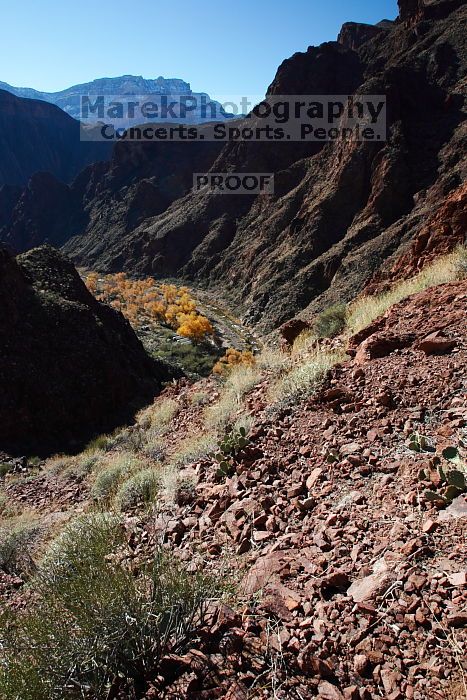 Hike to the Phantom Ranch overlook, while backpacking the Grand Canyon with Beth, Friday, January 2, 2009.

Filename: SRM_20090102_13421735.JPG
Aperture: f/11.0
Shutter Speed: 1/80
Body: Canon EOS-1D Mark II
Lens: Canon EF 16-35mm f/2.8 L