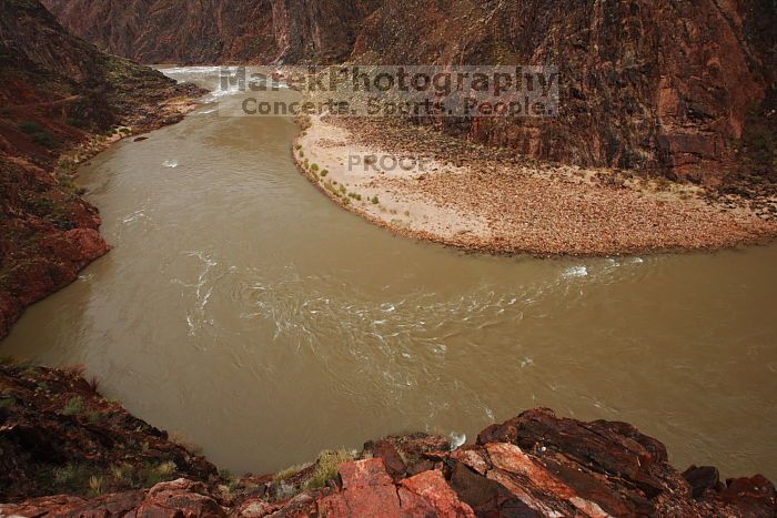 Hiking up the Bright Angel trail from Bright Angel campground to Indian Garden campground, while backpacking the Grand Canyon with Beth, Saturday, January 3, 2009.
Filename: SRM_20090103_10000992.JPG
Aperture: f/11.0
Shutter Speed: 1/30
Body: Canon EOS-1D Mark II
Lens: Canon EF 16-35mm f/2.8 L