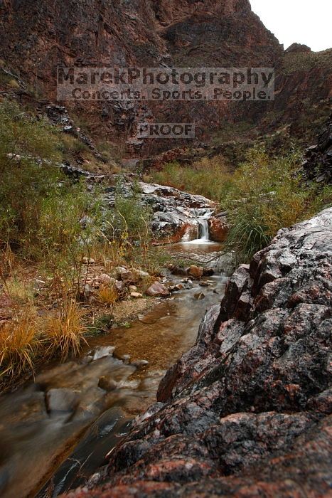 Hiking up the Bright Angel trail from Bright Angel campground to Indian Garden campground, while backpacking the Grand Canyon with Beth, Saturday, January 3, 2009.
Filename: SRM_20090103_10240212.JPG
Aperture: f/22.0
Shutter Speed: 1/1
Body: Canon EOS-1D Mark II
Lens: Canon EF 16-35mm f/2.8 L