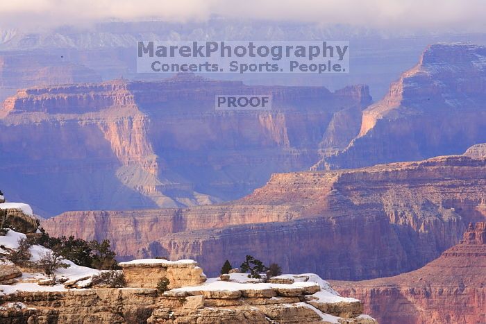 The Grand Canyon from the scenic view, south rim, on Sunday, January 4, 2009.

Filename: SRM_20090104_14343210.JPG
Aperture: f/16.0
Shutter Speed: 1/125
Body: Canon EOS-1D Mark II
Lens: Canon EF 100-400mm f/4.5-5.6 L IS USM
