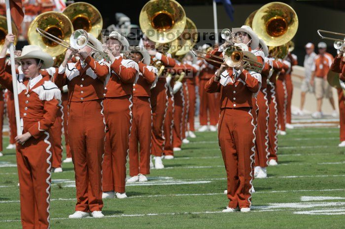 The UT marching band takes the field before the Arkansas football game. The University of Texas football team defeated the Arkansas Razorbacks with a score of 52-10 in Austin, TX on Saturday, September 27, 2008.
Filename: SRM_20080927_14200021.jpg
Aperture: f/5.6
Shutter Speed: 1/1600
Body: Canon EOS-1D Mark II
Lens: Canon EF 300mm f/2.8 L IS