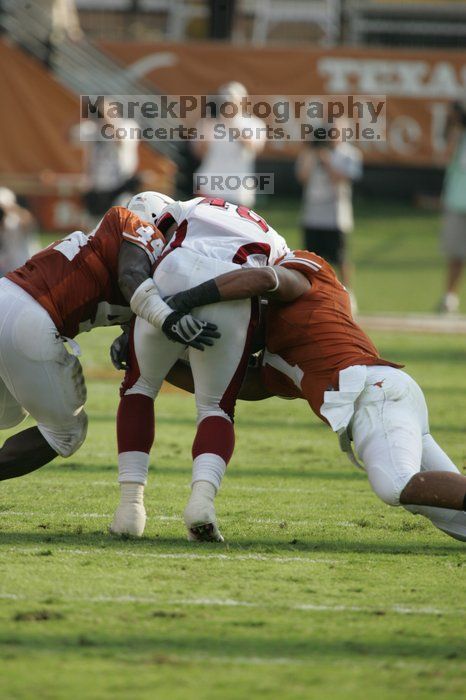 The University of Texas football team defeated the Arkansas Razorbacks with a score of 52-10 in Austin, TX on Saturday, September 27, 2008.
Filename: SRM_20080927_17042618.jpg
Aperture: f/5.6
Shutter Speed: 1/1250
Body: Canon EOS-1D Mark II
Lens: Canon EF 300mm f/2.8 L IS