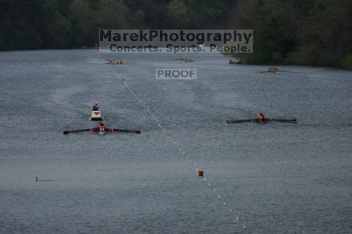 The Texas Rowing second varsity eight team finished with a time of 7:29.5, losing to Wisconsin, which completed the race in 7:15.5. This was the third session of the Longhorn Invitational, Saturday afternoon, March 21, 2009 on Lady Bird Lake.
Filename: SRM_20090321_16270810.jpg
Aperture: f/4.0
Shutter Speed: 1/6400
Body: Canon EOS-1D Mark II
Lens: Canon EF 300mm f/2.8 L IS