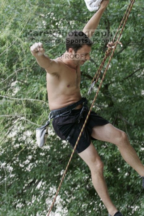 CTM hosted a speed climbing event at Seismic Wall on Diving for Rocks to benefit the Austin Area Food Bank, Saturday, May 9, 2009.
Filename: SRM_20090509_11163895.jpg
Aperture: f/5.0
Shutter Speed: 1/200
Body: Canon EOS-1D Mark II
Lens: Canon EF 80-200mm f/2.8 L