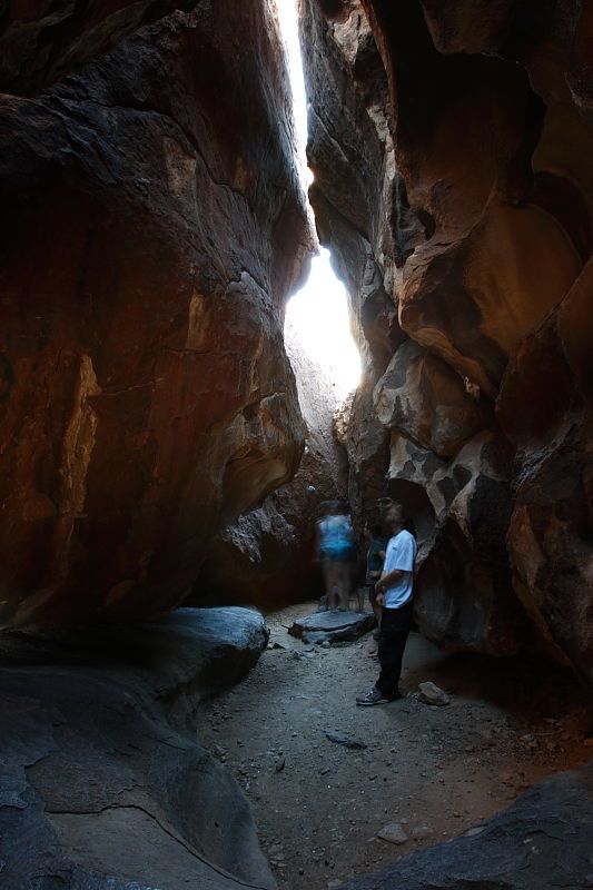 Rock climbing in Hueco Tanks State Park and Historic Site during the Hueco Tanks Awesome Fest 2010 trip, Saturday, May 22, 2010.
Filename: SRM_20100522_10050469.JPG
Aperture: f/16.0
Shutter Speed: 8/1
Body: Canon EOS-1D Mark II
Lens: Canon EF 16-35mm f/2.8 L