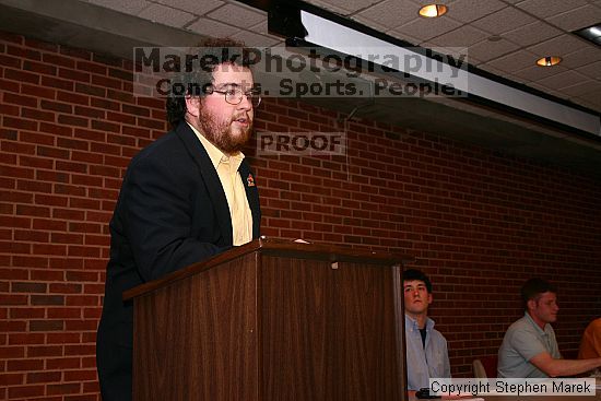 Weekly meeting of the Undergraduate House of Representatives (UHR), April 6, 2004.

Filename: img_4486_std.jpg
Aperture: f/4.0
Shutter Speed: 1/80
Body: Canon EOS DIGITAL REBEL
Lens: Canon EF-S 18-55mm f/3.5-5.6