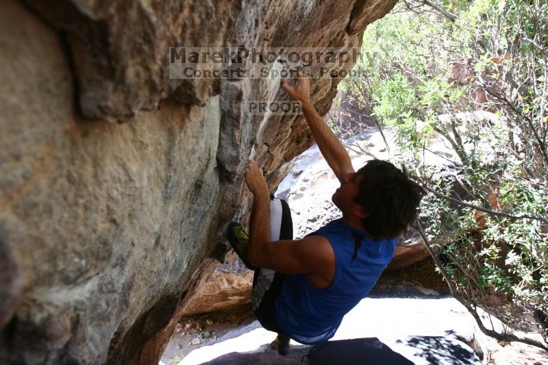 Rock climbing in Hueco Tanks State Park and Historic Site during the Hueco Tanks Awesome Fest 2.0 trip, Saturday, September 04, 2010.
Filename: SRM_20100904_13184085.JPG
Aperture: f/4.0
Shutter Speed: 1/200
Body: Canon EOS 20D
Lens: Canon EF 16-35mm f/2.8 L