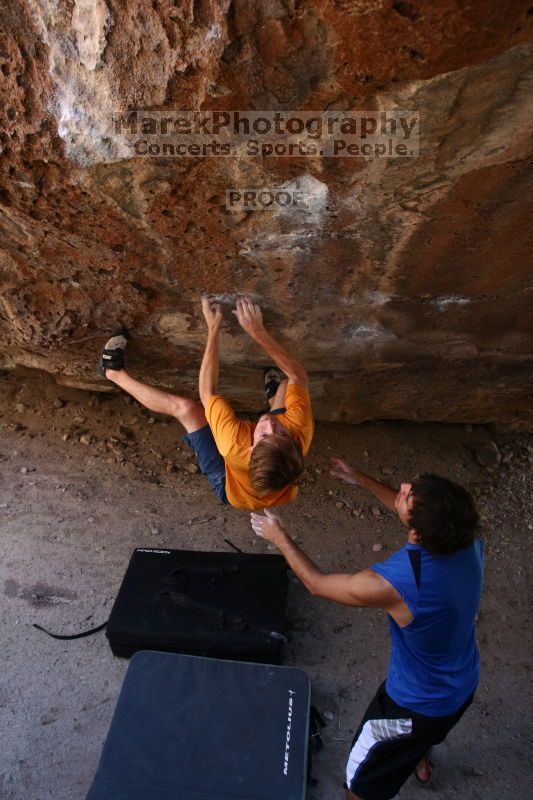 Rock climbing in Hueco Tanks State Park and Historic Site during the Hueco Tanks Awesome Fest 2.0 trip, Saturday, September 04, 2010.

Filename: SRM_20100904_13293793.JPG
Aperture: f/4.0
Shutter Speed: 1/400
Body: Canon EOS 20D
Lens: Canon EF 16-35mm f/2.8 L