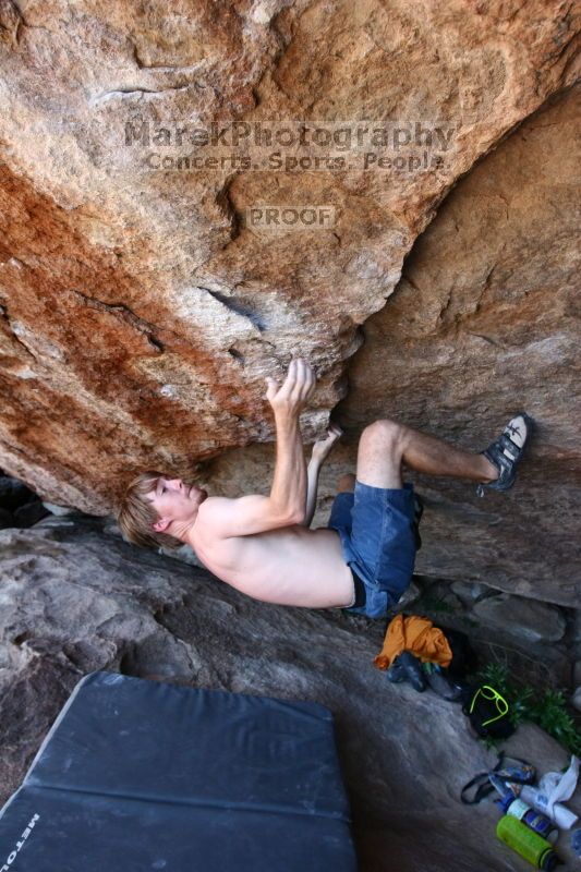 Rock climbing in Hueco Tanks State Park and Historic Site during the Hueco Tanks Awesome Fest 2.0 trip, Saturday, September 04, 2010.
Filename: SRM_20100904_15291076.JPG
Aperture: f/4.0
Shutter Speed: 1/400
Body: Canon EOS 20D
Lens: Canon EF 16-35mm f/2.8 L