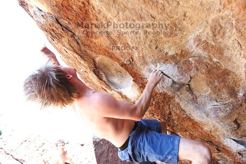 Rock climbing in Hueco Tanks State Park and Historic Site during the Hueco Tanks Awesome Fest 2.0 trip, Saturday, September 04, 2010.
Filename: SRM_20100904_15362195.JPG
Aperture: f/4.0
Shutter Speed: 1/400
Body: Canon EOS 20D
Lens: Canon EF 16-35mm f/2.8 L