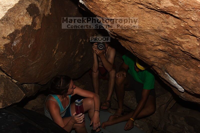 Rock climbing in Hueco Tanks State Park and Historic Site during the Hueco Tanks Awesome Fest 2.0 trip, Sunday, September 05, 2010.
Filename: SRM_20100905_13582674.JPG
Aperture: f/8.0
Shutter Speed: 1/250
Body: Canon EOS 20D
Lens: Canon EF 16-35mm f/2.8 L