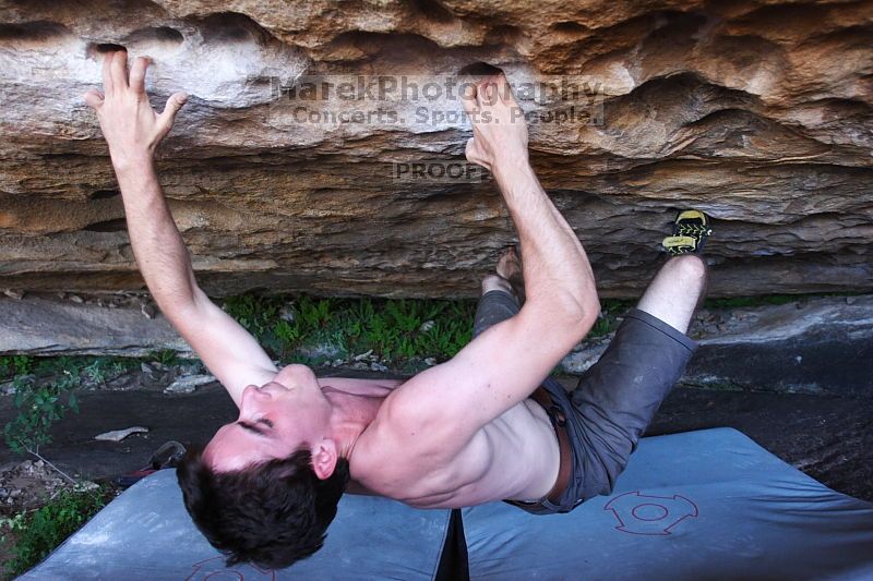 Rock climbing in Hueco Tanks State Park and Historic Site during the Hueco Tanks Awesome Fest 2.0 trip, Sunday, September 05, 2010.
Filename: SRM_20100905_15484225.JPG
Aperture: f/2.8
Shutter Speed: 1/200
Body: Canon EOS 20D
Lens: Canon EF 16-35mm f/2.8 L