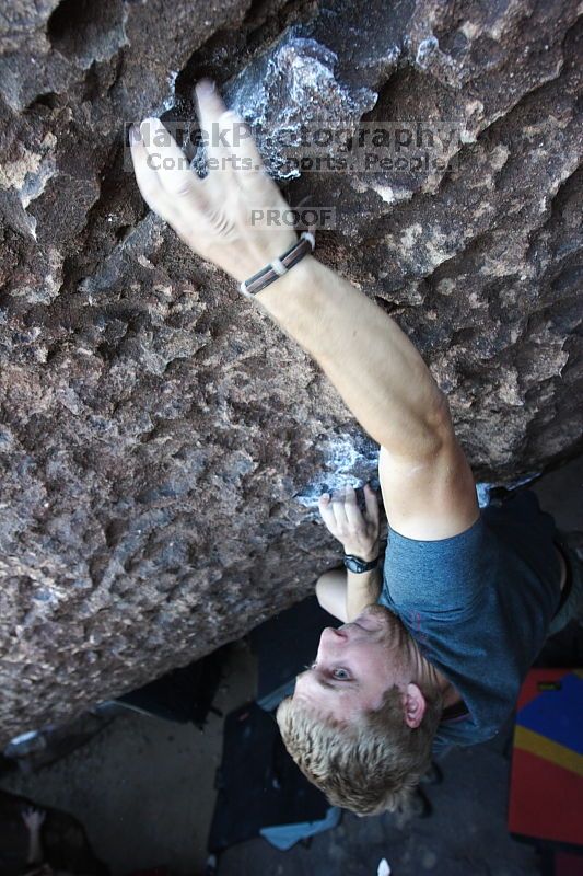 Rock climbing in Hueco Tanks State Park and Historic Site during the Hueco Tanks Awesome Fest 2.0 trip, Sunday, September 05, 2010.

Filename: SRM_20100905_19120417.JPG
Aperture: f/4.0
Shutter Speed: 1/200
Body: Canon EOS 20D
Lens: Canon EF 16-35mm f/2.8 L