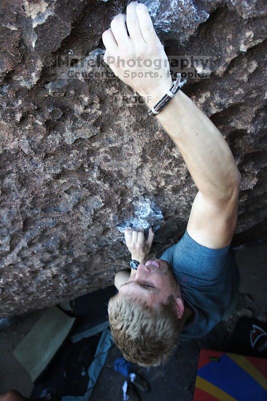 Rock climbing in Hueco Tanks State Park and Historic Site during the Hueco Tanks Awesome Fest 2.0 trip, Sunday, September 05, 2010.
Filename: SRM_20100905_19144328.JPG
Aperture: f/4.0
Shutter Speed: 1/200
Body: Canon EOS 20D
Lens: Canon EF 16-35mm f/2.8 L