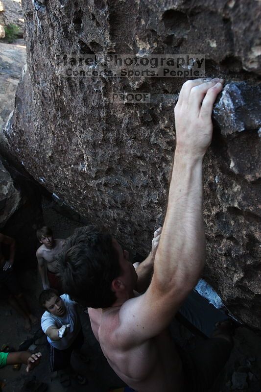 Rock climbing in Hueco Tanks State Park and Historic Site during the Hueco Tanks Awesome Fest 2.0 trip, Sunday, September 05, 2010.

Filename: SRM_20100905_19230855.JPG
Aperture: f/5.0
Shutter Speed: 1/250
Body: Canon EOS 20D
Lens: Canon EF 16-35mm f/2.8 L