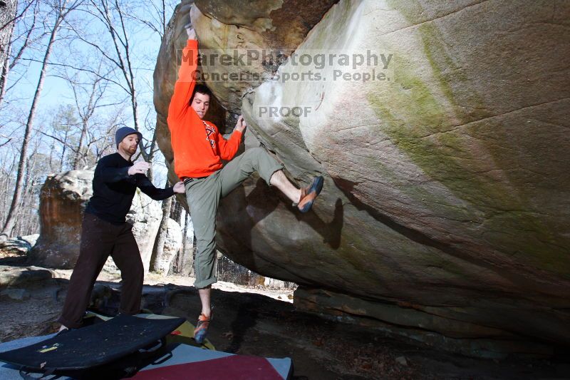 Bouldering in the southeast during Spring Break 2013.

Filename: SRM_20130312_11553226.JPG
Aperture: f/5.6
Shutter Speed: 1/400
Body: Canon EOS-1D Mark II
Lens: Canon EF 16-35mm f/2.8 L