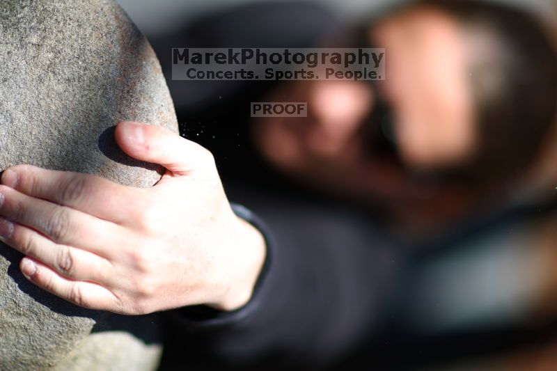 Bouldering in the southeast during Spring Break 2013.

Filename: SRM_20130312_14192863.JPG
Aperture: f/1.4
Shutter Speed: 1/4000
Body: Canon EOS-1D Mark II
Lens: Canon EF 85mm f/1.2 L II