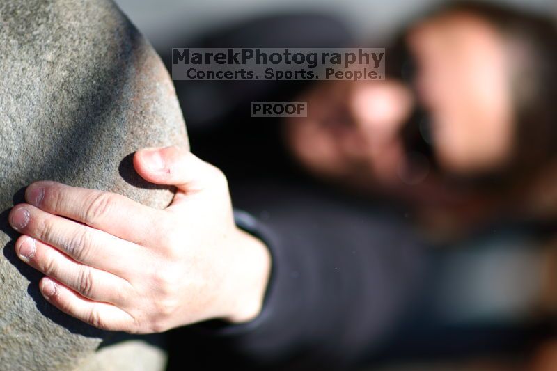 Bouldering in the southeast during Spring Break 2013.

Filename: SRM_20130312_14193265.JPG
Aperture: f/1.4
Shutter Speed: 1/4000
Body: Canon EOS-1D Mark II
Lens: Canon EF 85mm f/1.2 L II