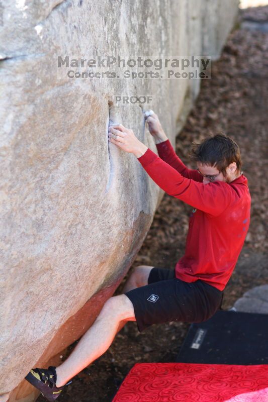 Bouldering in the southeast during Spring Break 2013.

Filename: SRM_20130312_14373011.JPG
Aperture: f/2.0
Shutter Speed: 1/1000
Body: Canon EOS-1D Mark II
Lens: Canon EF 85mm f/1.2 L II