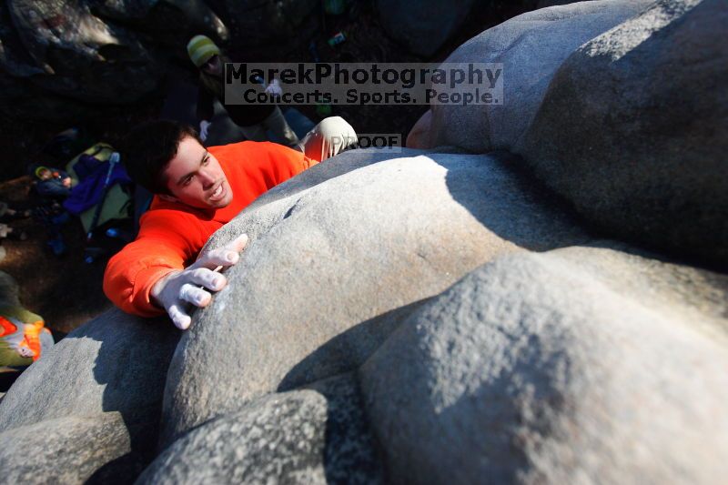 Bouldering in the southeast during Spring Break 2013.

Filename: SRM_20130312_16040425.JPG
Aperture: f/4.0
Shutter Speed: 1/2500
Body: Canon EOS-1D Mark II
Lens: Canon EF 16-35mm f/2.8 L