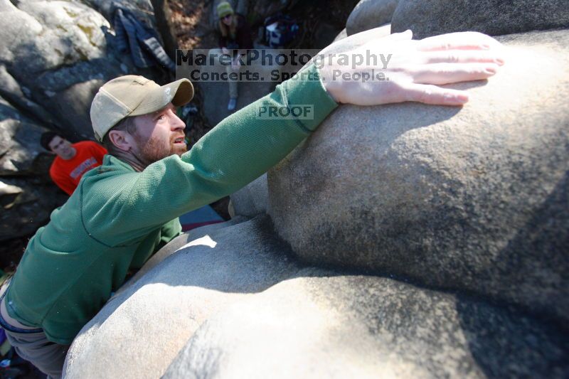 Bouldering in the southeast during Spring Break 2013.

Filename: SRM_20130312_16053036.JPG
Aperture: f/4.0
Shutter Speed: 1/1000
Body: Canon EOS-1D Mark II
Lens: Canon EF 16-35mm f/2.8 L