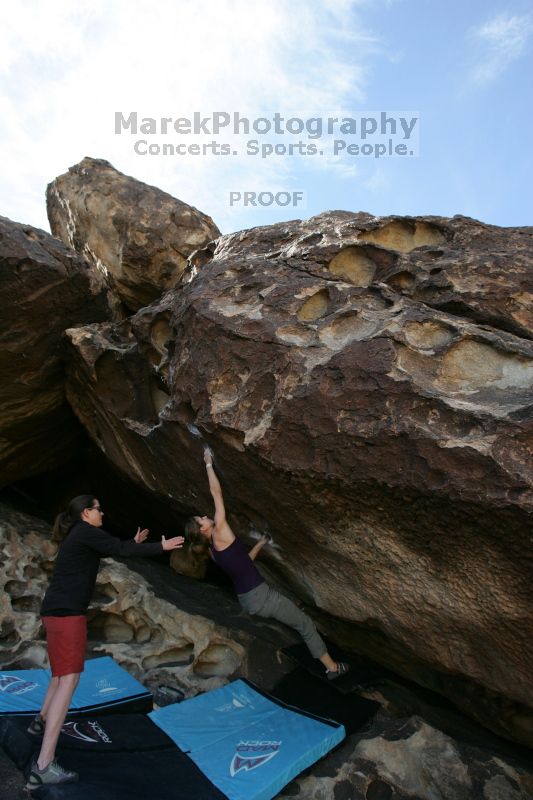 Bouldering during the Hueco Tanks Awesome Fest 14.2.

Filename: srm_20140222_16314818.jpg
Aperture: f/5.6
Shutter Speed: 1/400
Body: Canon EOS-1D Mark II
Lens: Canon EF 16-35mm f/2.8 L