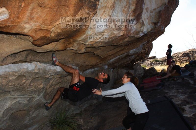 Bouldering in Hueco Tanks on 02/20/2016

Filename: SRM_20160220_1129530.JPG
Aperture: f/8.0
Shutter Speed: 1/250
Body: Canon EOS 20D
Lens: Canon EF 16-35mm f/2.8 L