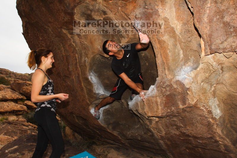 Bouldering in Hueco Tanks on 02/20/2016

Filename: SRM_20160220_1744370.JPG
Aperture: f/9.0
Shutter Speed: 1/250
Body: Canon EOS 20D
Lens: Canon EF 16-35mm f/2.8 L
