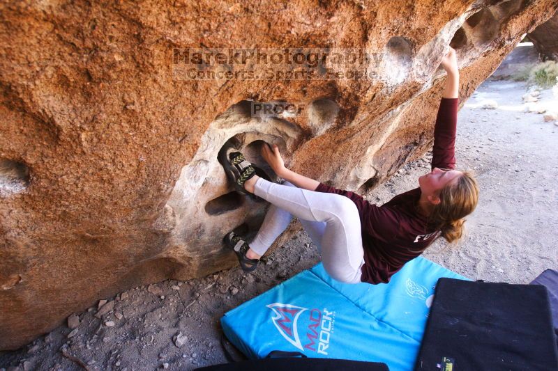 Bouldering in Hueco Tanks on 03/13/2016 with Blue Lizard Climbing and Yoga
Filename: SRM_20160313_1414260.jpg
Aperture: f/4.0
Shutter Speed: 1/250
Body: Canon EOS 20D
Lens: Canon EF 16-35mm f/2.8 L