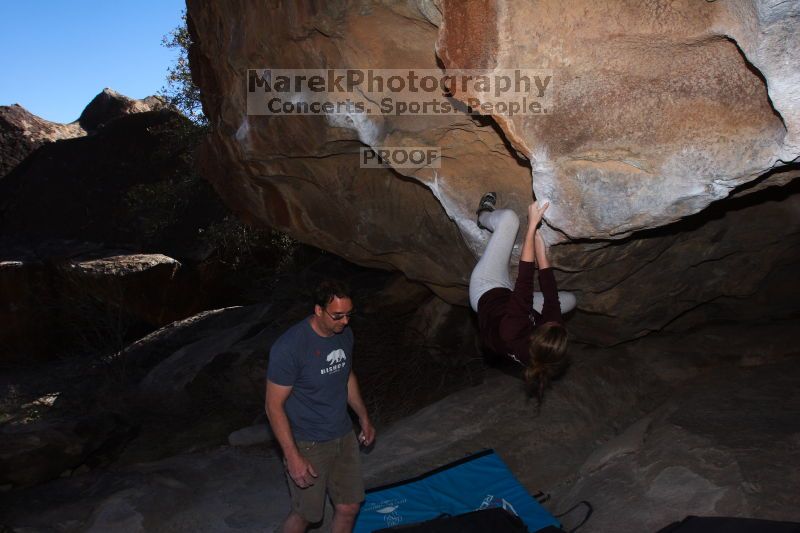 Bouldering in Hueco Tanks on 03/13/2016 with Blue Lizard Climbing and Yoga
Filename: SRM_20160313_1456160.jpg
Aperture: f/9.0
Shutter Speed: 1/250
Body: Canon EOS 20D
Lens: Canon EF 16-35mm f/2.8 L
