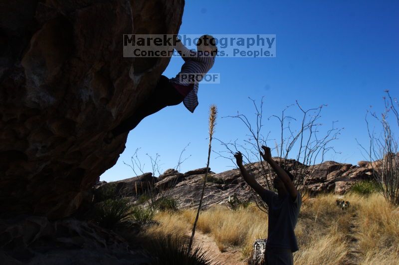 Bouldering in Hueco Tanks on 03/18/2016 with Blue Lizard Climbing and Yoga

Filename: SRM_20160318_0945190.jpg
Aperture: f/10.0
Shutter Speed: 1/250
Body: Canon EOS 20D
Lens: Canon EF 16-35mm f/2.8 L