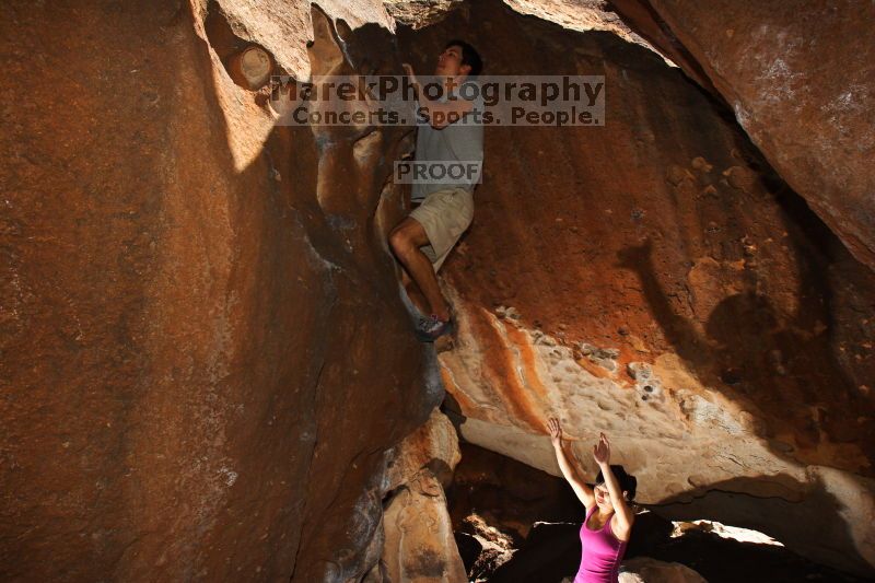 Bouldering in Hueco Tanks on 03/18/2016 with Blue Lizard Climbing and Yoga
Filename: SRM_20160318_1348360.jpg
Aperture: f/6.3
Shutter Speed: 1/250
Body: Canon EOS 20D
Lens: Canon EF 16-35mm f/2.8 L